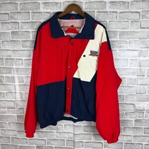 Vintage Norman Todd Wagner Racing 90s Jacket MENS 2XL Nylon Colorblock Full Zip